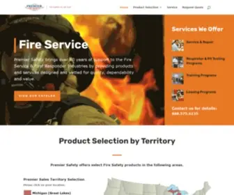 Premiersafetyfire.com(Premier Safety Fire Service) Screenshot