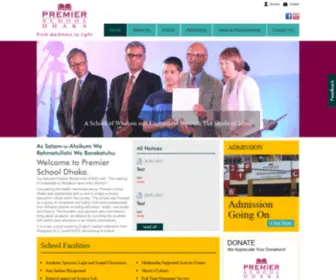 Premierschooldhaka.com(PREMIER SCHOOL DHAKA) Screenshot