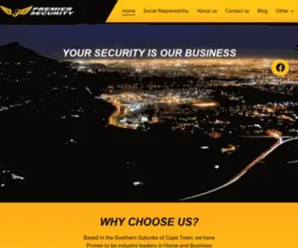 Premiersecurity.co.za(Premier Security) Screenshot