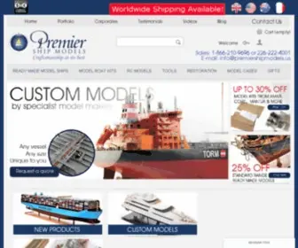 Premiershipmodels.us(Premier Ship Models (Head Office)) Screenshot
