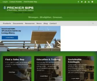 Premiersips.com(Premier SIPs Building Solutions) Screenshot