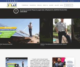 Premiersolarcleaning.com(Premier Solar Cleaning) Screenshot