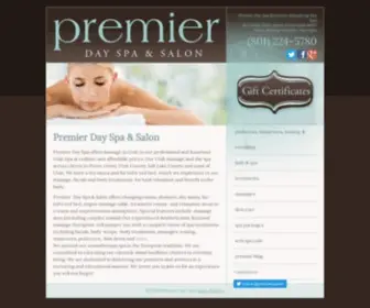 Premierspautah.com(Premier Day Spa) Screenshot