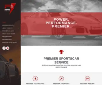 Premiersportscarservice.com(Premier Sportscar Service and Repair for Porsche and Ferrari) Screenshot