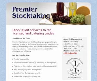 Premierstock.co.uk(Premier Stocktaking) Screenshot