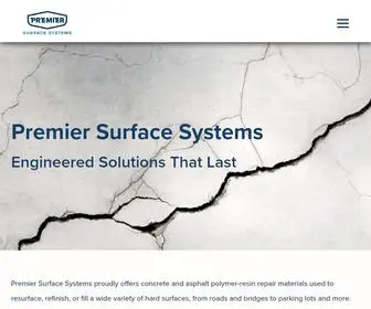 Premiersurfacesystems.com(Premier Surface Systems) Screenshot