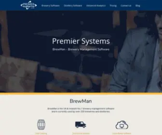 Premiersystems.ltd.uk(Premier Systems develops Brewery and Distillery Management Software including our flagship product) Screenshot