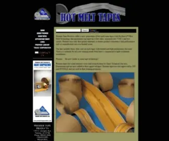 Premiertapeproducts.com(Premier Tape Products manufacturer of high) Screenshot