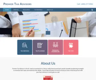 Premiertaxadvisors.com(CPA) Screenshot