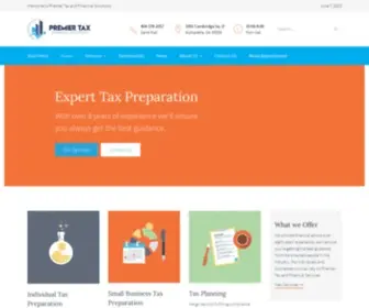 Premiertaxrefunds.com(Premier Tax and Financial Solutions) Screenshot