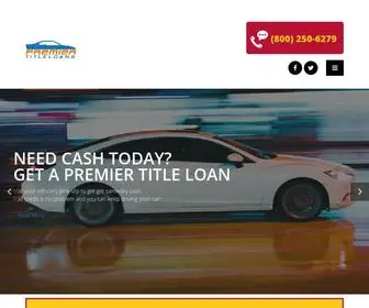 Premiertitleloans.com(The Premier Destination For Same Day Online Title Loans) Screenshot