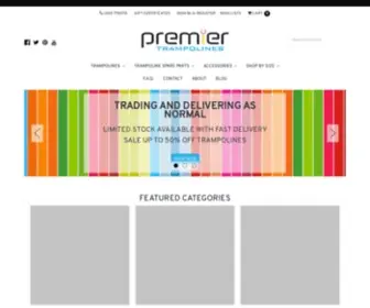 Premiertrampolines.com.au(Premier Trampolines) Screenshot