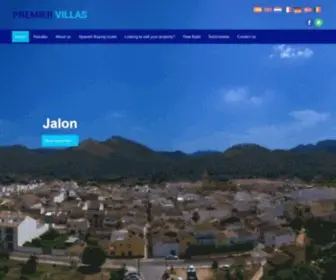 Premiervillasspain.com(Premier Villas Spain) Screenshot