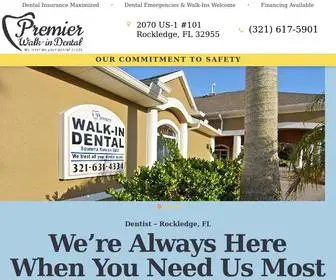 Premierwalkindental.com(Dentist in Rockledge) Screenshot