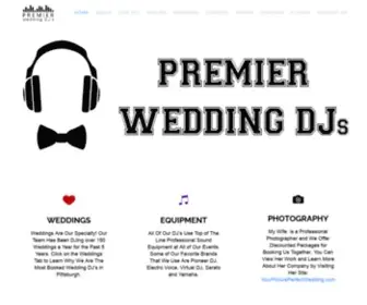 Premierweddingdj.com(The Best Wedding DJs in Pittsburgh) Screenshot