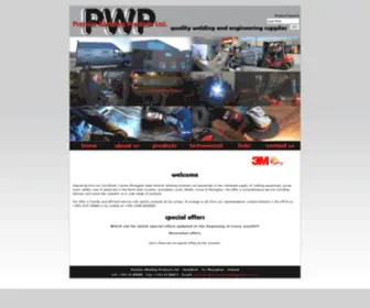 Premierweldingproducts.com(PWP) Screenshot