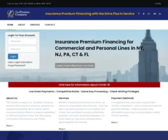 Premins.com(Insurance Premium Financing) Screenshot