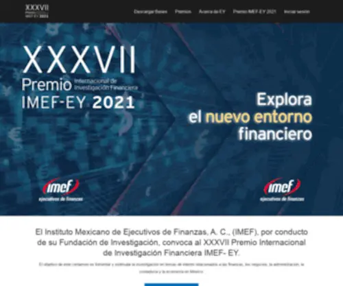 Premio-Imef.org.mx(Premio IMEF) Screenshot