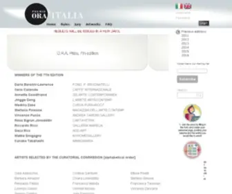 Premio-Ora.it(Premio ORA è una open call for artists. Deadline) Screenshot