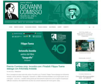 Premiocomisso.it(Premio letterario Giovanni Comisso) Screenshot