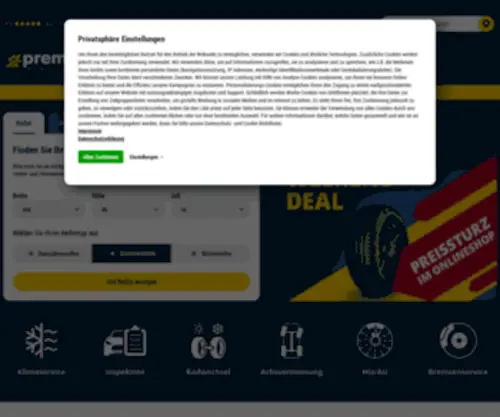 Premio.de(Premio Reifen) Screenshot