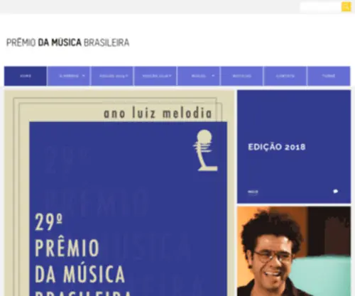 Premiodemusica.com.br(Prêmio de música) Screenshot