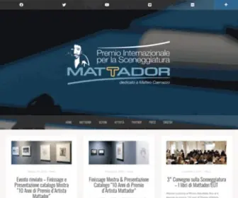 Premiomattador.it(Sito Ufficiale del Premio Mattador) Screenshot