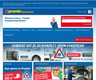 Premio.pl(Goodyear Dunlop Tires Polska sp) Screenshot