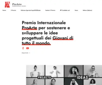 Premioproarte.it(Premio) Screenshot