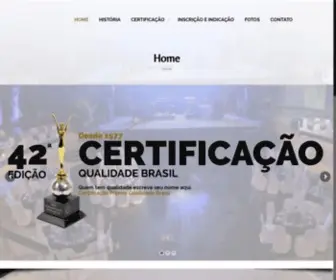 Premioqualidadebr.org.br(Premio Qualidade Brasil) Screenshot