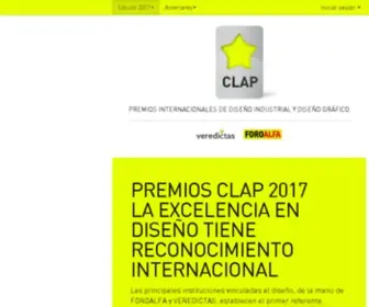Premiosclap.org(Premios CLAP) Screenshot