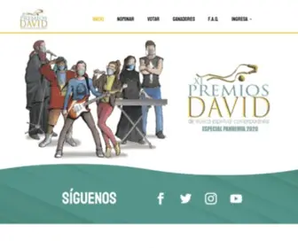 Premiosdavid.com(德言容功网) Screenshot