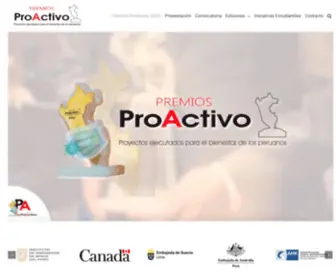 Premiosproactivo.org(Premios ProActivo 2020) Screenshot