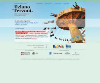 Premioterzani.it(Premio Nazionale Tiziano Terzani per l'Umanizzazione della Medicina) Screenshot