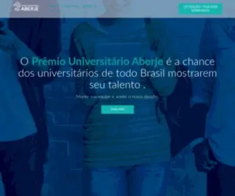 Premiouniversitarioaberje.com.br(Prêmio) Screenshot