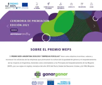 Premiowepsargentina.com.ar(Premio WEPs) Screenshot