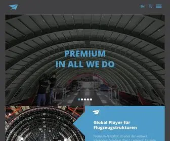 Premium-Aerotec.com(Premium AEROTEC) Screenshot