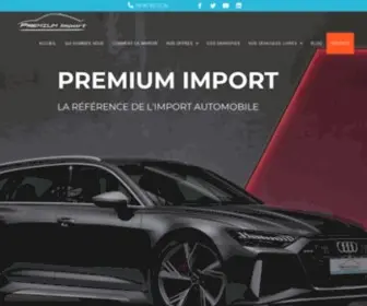 Premium-Import.eu(Aide à l'achat et à l'import de véhicules d'occasion en provenance d'Allemagne) Screenshot