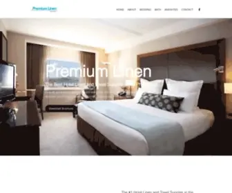 Premium-Linen.com(The Best Hotel Linen and Towel Supplier in the Philippines. Premium Linen) Screenshot