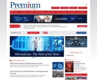 Premium-ME.com(The Definitive Middle East Insurance Magazine) Screenshot