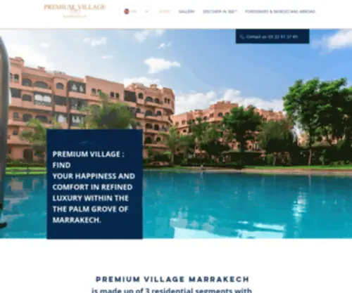 Premium-Village-Palmeraie.com(Premium Village Marrakech) Screenshot