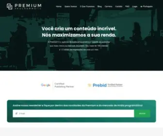 Premiumads.com.br(Premium Programmatic) Screenshot