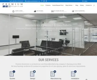 Premiumaluminium.co.za(Aluminium Windows) Screenshot