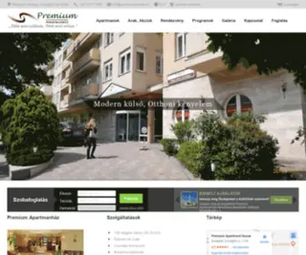 Premiumapartman.hu(Apartman) Screenshot