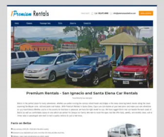 Premiumautobelize.com(San Ignacio Santa Elena Car Rental) Screenshot