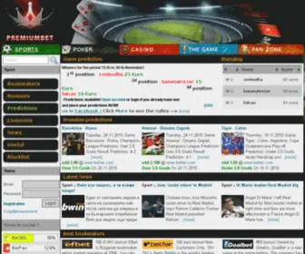 Premiumbet.net(Уеб) Screenshot