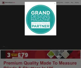 Premiumblindsuk.com(Best Custom Made To Measure Blinds In UK) Screenshot