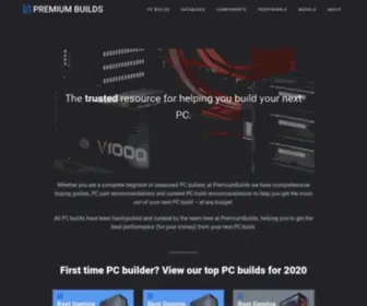Premiumbuilds.com(We make the process of building your next PC as easy and simple as possible) Screenshot