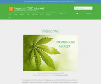 Premiumcbdmarket.com(Premium CBD Market) Screenshot