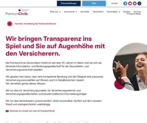 Premiumcircle.de(Sicherheit in der Versicherungsbranche) Screenshot